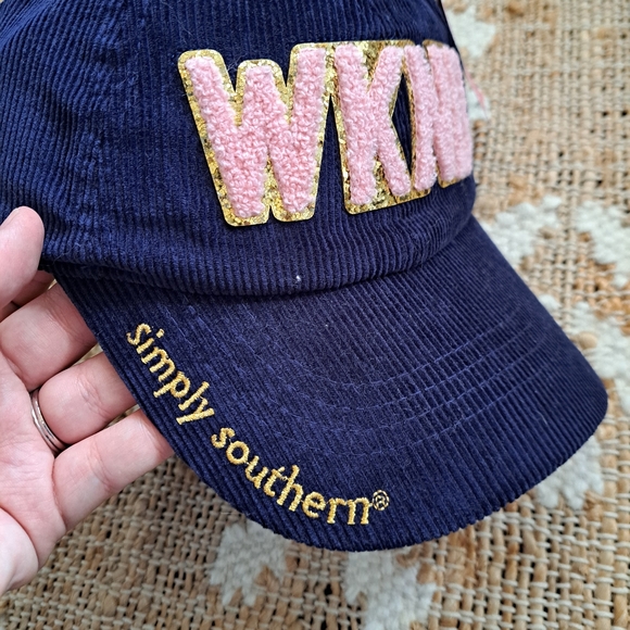 SS WKND Baseball Cap Navy Blush NWT - Picture 2 of 4